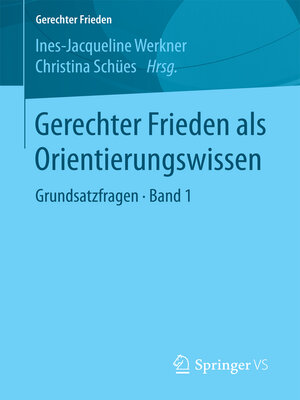 cover image of Gerechter Frieden als Orientierungswissen